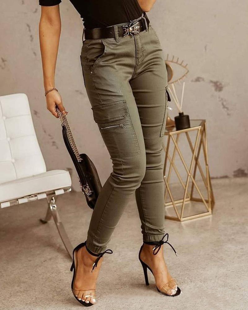 Yarzio (1+1) Dames Cargo Jeans