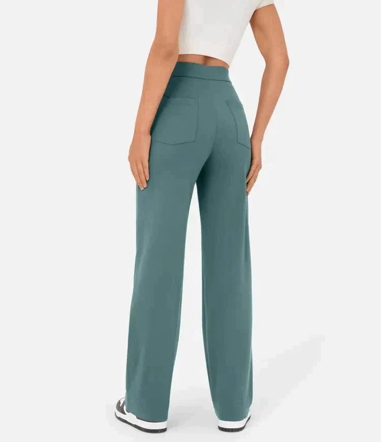 Yarzio | High-waisted elastische casual broek