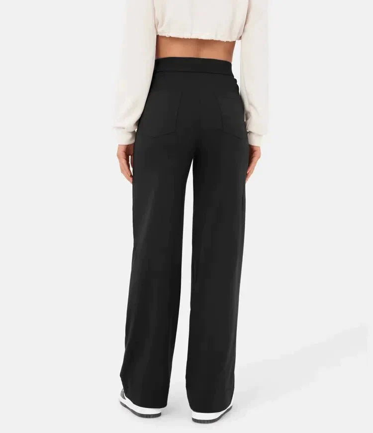 Yarzio | High-waisted elastische casual broek