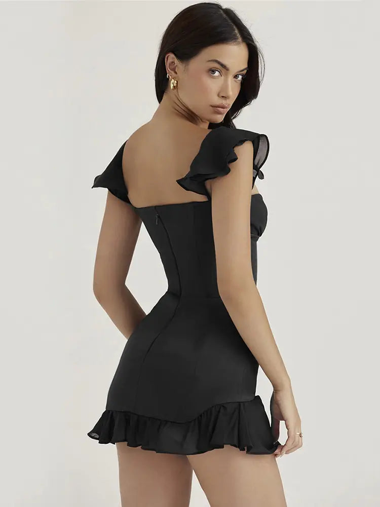 Yarzio Off Shoulder Mini Dress